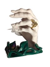 Bath &amp; Body Works Halloween Green Ivy Spooky Witch Hand Soap Holder Spider Ring - £22.50 GBP