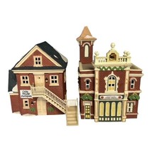 Dept 56 Disney Parks Village Set of 2: Olde World Antiques II & Fire Dept. AS IS - $699.57 MXN