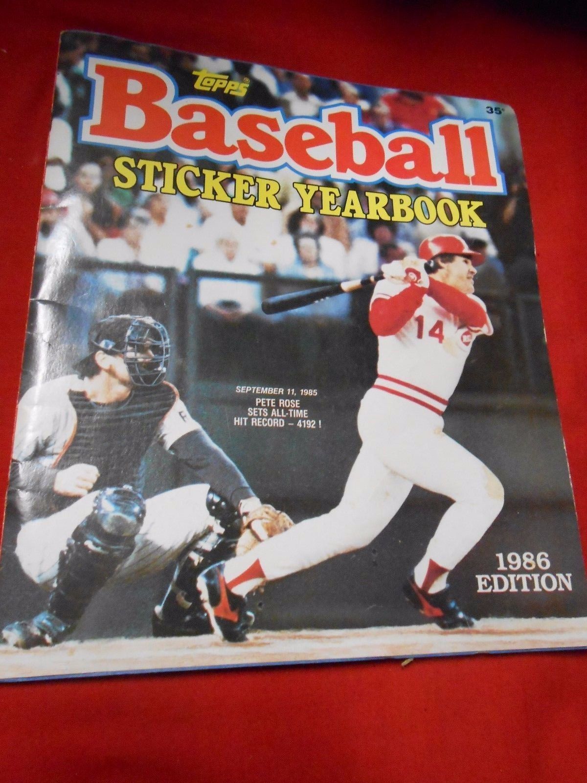 Great Collectible 1986 Topps BASEBALL "Sticker Yearbook" - $8.50