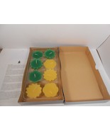 Partylite Lemon &amp; Kiwi Floater Candles F1000 - New Old Stock - $8.60