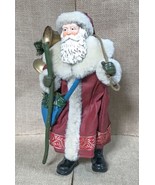 Vintage Thomas L Cathey Santa Claus Figure Christmas Folk Art Rustic Cot... - $29.70