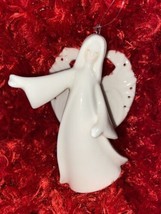 A Touch Of Grace Porcelain Angel Ornament Russ Berrie &amp; Co. Collection - £9.00 GBP