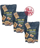 3 Packs Trader Joe’s Trail Mix Crackers 4.5oz W/Ming Beans Seeds Cashews... - $32.54 CAD
