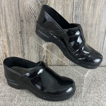 Dansco Black Patent Leather Shiny Clogs EUR 39 ~ US 8.5, Comfort, Professional - £14.90 GBP