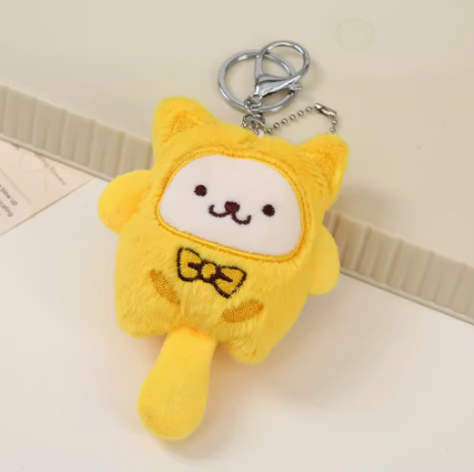 Cute new Sanrio series makeup mirror key chain plush cartoon key ring  - $19.80