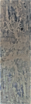 handmade modern abstract wool and bamboo silk luxury rug. 2&#39;10&quot;x 9&#39;4&quot;  - $1,400.00