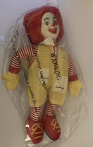McDonald&#39;s Ronald McDonald Clown Stuffed Plush Doll - £39.23 GBP