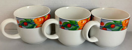Vitromaster Genuine Stoneware Inspiration 1992 Colorful Coffee Cups (3) - £14.05 GBP