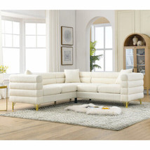 81.5-Inch Oversized Corner Sofa Covers, L-Shaped Sectional Couch - £811.11 GBP