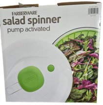 Farberware Salad Spinner Pump Activated Convenient Functional Easy to Use - £18.67 GBP