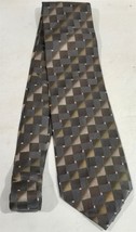 Van Heusen Multicolor Geometric Silk Mens Necktie Neck Tie - $25.80 CAD