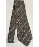 Van Heusen Multicolor Geometric Silk Mens Necktie Neck Tie - $25.80 CAD