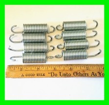 Lot of 6 Heavy Duty Wire Extension Hook Springs Length 2.75&quot; Dia 0.75&quot; H... - £19.46 GBP
