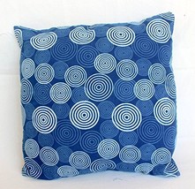 Traditional Jaipur Indigo Pillow Cover 16x16 , Block Print Fabric Indian... - £10.14 GBP