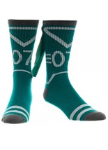 Brand New Green Harry Potter Slytherin With Cape Crew Socks Sz 8-12 High Quality - £6.86 GBP