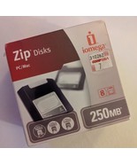 8 Pack Zip Drive 250 MB Disks Mac PC Formatted 32628 iOmega NEW - $34.58