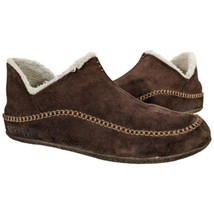Sorel Manawan II Moccasins Suede Sherpa Lined Slippers Mens Size 14 Brown - $64.97
