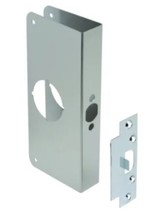 9 X 3.875 In Stainless Steel Entry Lockset Door Repair Cover - £17.40 GBP