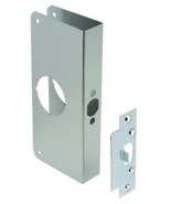 9 X 3.875 In Stainless Steel Entry Lockset Door Repair Cover - £17.34 GBP