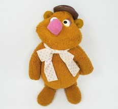 VINTAGE 1976 FISHER PRICE MUPPET BABIES FOZZIE BEAR STUFFED ANIMAL PLUSH... - £52.23 GBP