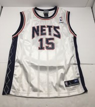 Vince Carter Reebok Authentics New Jersey Nets Nba Jersey Youth Large 14-16 - £34.17 GBP