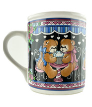 Enesco  Lucy Rigg and MeValentines Mug Porcelain Bears Sweet Shop Soda - £18.51 GBP