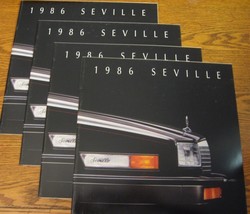 1986 Cadillac Seville Original Brochure LOT 4 pcs,  HUGE! Elegante - $8.89