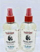 2 Thayers Witch Hazel With Aloe Vera Facial Mist Toner, Unscented 8 oz - £17.70 GBP
