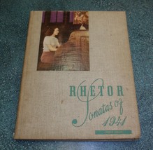 THE RHETOR CENTRAL MISSOURI STATE TEACHERS COLLEGE YEARBOOK OPUS 1941 BOOK - £30.50 GBP