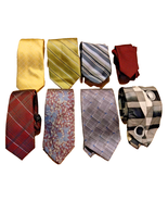 Men&#39;s Calvin Klein Van Heusen Nadler Assorted Silk Neck Tie Lot Of 8 Ties - $25.72 CAD