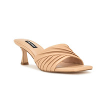 Nine West Womens Leather Slip On Kitten Sandals - £30.02 GBP