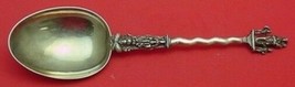 English Silver Georgian Sterling Berry Spoon Apostle Handle C. 1750 7 3/4&quot; - £302.20 GBP