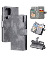 for Samsung Galaxy A22 (4g (Color: Gray) All in One Leather Back case wi... - $1,072.11 MXN