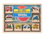 Melissa &amp; Doug My First Wooden Stamp Set - Vehicles - Kids Art Projects,... - $46.54