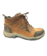 Ariat Men’s 12 D Brown Leather Mid Waterproof Terrain Hiking Work Boots ... - £47.55 GBP