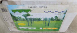 The Original 10 Foot x 10 Foot Canvas Gazebo Cover Green--FREE SHIPPING! - £23.70 GBP