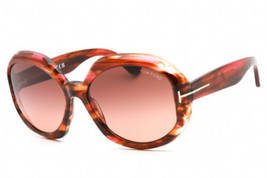 TOM FORD FT1011 55F Colored Havana / Gradient Brown 62-17-135 Sunglasses... - £129.15 GBP