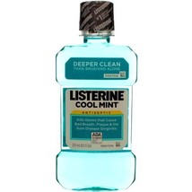 Listerine Cool Mint Antiseptic Mouthwash for Bad Breath, 250 mL - £9.89 GBP