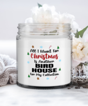 Bird House Collector Candle - All I Want For Christmas Is Another For My -  - £15.88 GBP