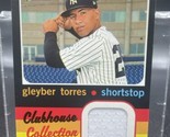2020 Heritage High Number Clubhouse Relic Game Used Gleyber Torres Yankees - $4.99