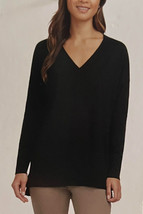  Matty M Ladies&#39; V-Neck Sweater Lightweight Tunic Length - £15.13 GBP