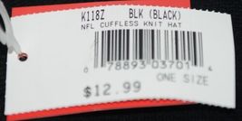 Reebok NFL Licensed Tampa Bay Buccaneers Black Winter Cap image 5