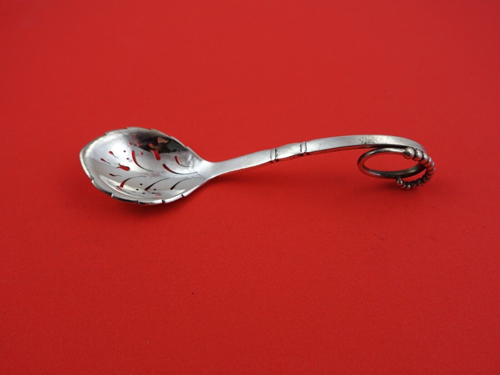 Primary image for Ornamental #41 By Georg Jensen Sterling Silver Sugar Sifter Ladle 5 1/2" Serving