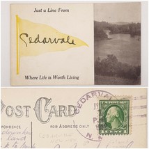 Cedarvale NM Colored Doane Hand Cancel DPO Washington 1 Cent on RPPC Pos... - $33.87