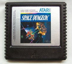 Vintage SPACE DUNGEON Atari 5200 Video Game Cart Cartridge 1983 - £12.85 GBP