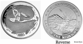 Alaska Mint King Salmon Medallion Proof 1Oz Boxed - $102.22