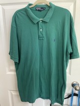 Ralph Lauren Polo Shirt Mens 2XL Green  blue Pony Casual Short Sleeve XXL - £16.10 GBP