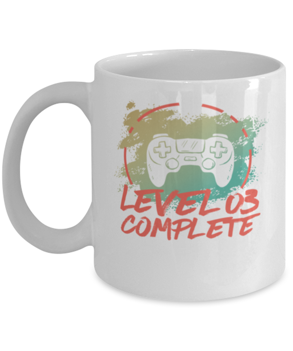 Level 3 Complete Vintage Mug 3rd Wedding Anniversary Mug
