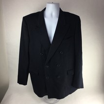 Loro Piana Navy Blue 100% Cashmere Blazer Sport Coat Jacket Eu 58 Vintage - £160.73 GBP