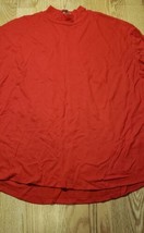 Terra &amp; Sky Women&#39;s Shirt Top Size: 0X 14W CUTE Ladies Red New Long Sleeve - £10.26 GBP